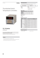 T3/T4 SERIES: THUMBWHEEL SWITCH TEMPERATURE CONTROLLERS